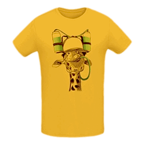 Желтая футболка